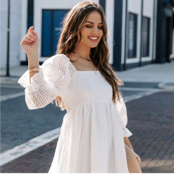 Silverado Gingham Babydoll Dress - Picture 3 of 6